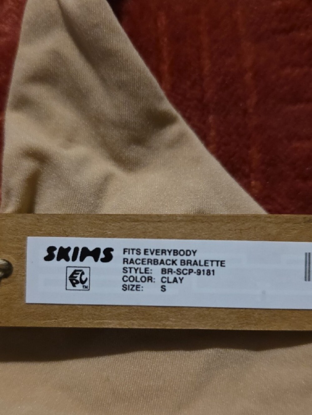SKIMS Clay Racerback Bralette - Picture 3 of 4
